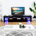 Wood Simple TV Stand With Led Lighting